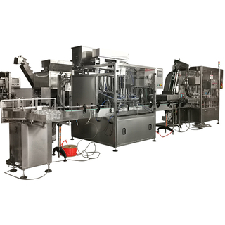 Linha de produção automática de fabricação e enchimento de manteiga de amendoim